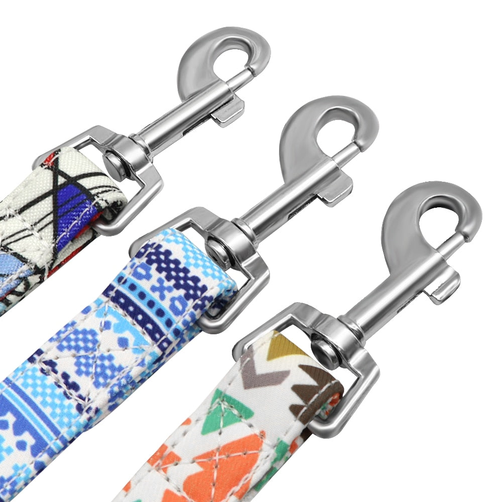 Durable Printed Nylon Dog Leash