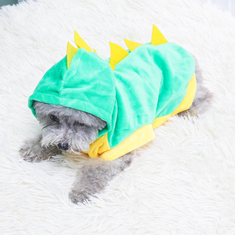 Funny Dinosaur Costume Pet Clothes