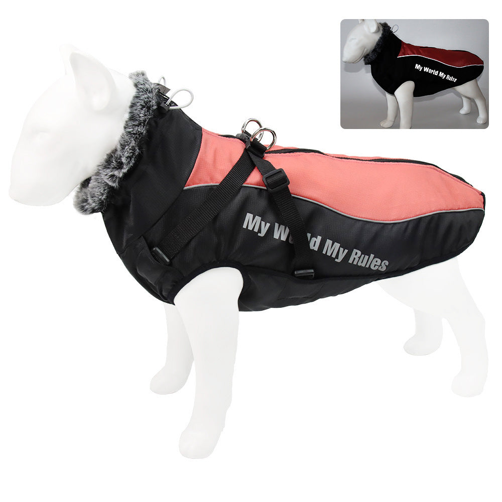 Large Reflective Dog Jacket