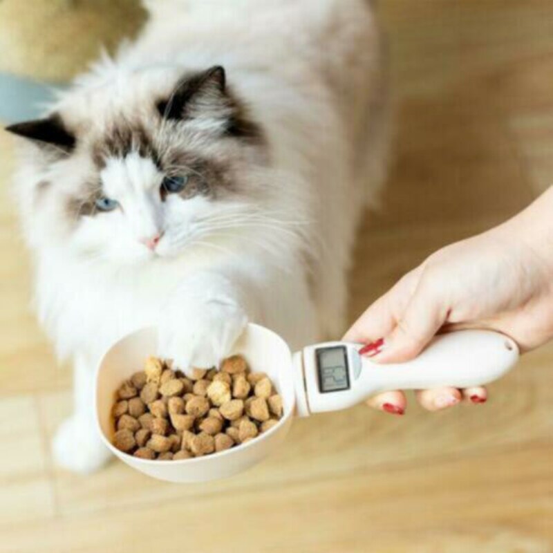 Pet Dog Cat Measuring Spoon Cup Scale