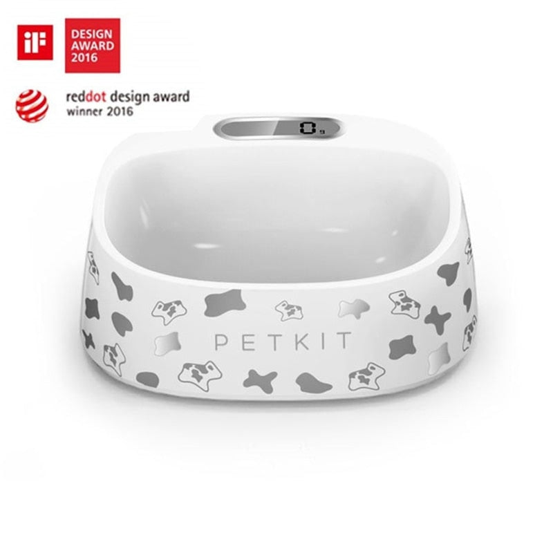 Pet Cat Dog smartbowl digital feeder scale bowl