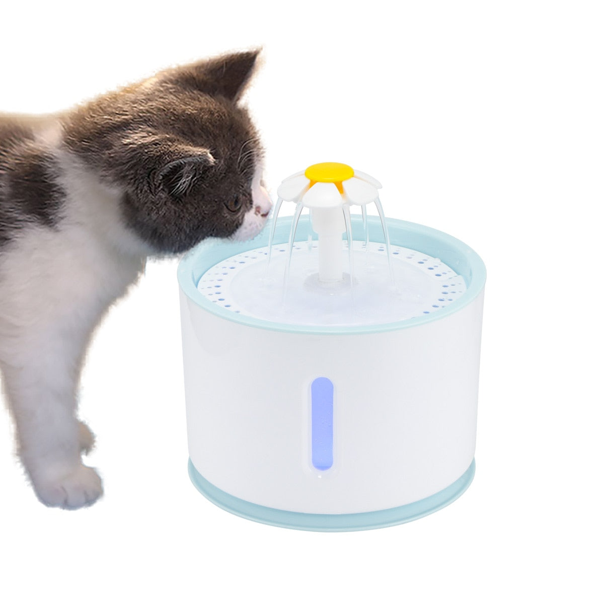 Pet Cat Dog Water Fountain with LED