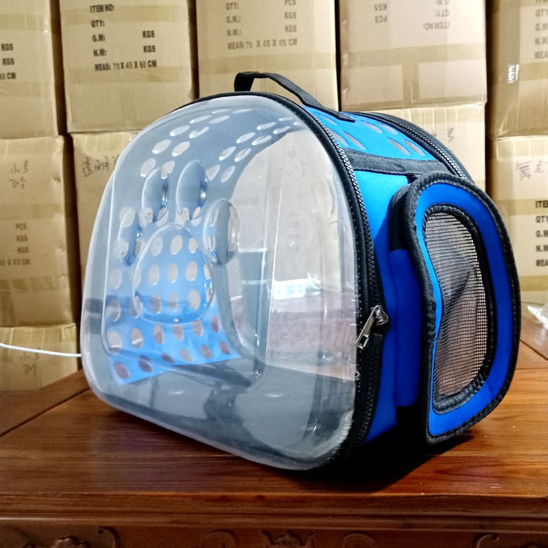 Portable Transparent Pet Travel Bag