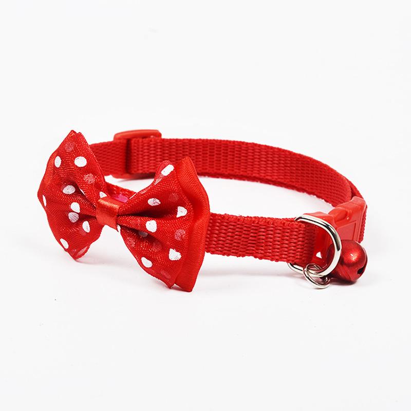 Pet Cat Dog Collars Pet Collars With Bowknot Bells