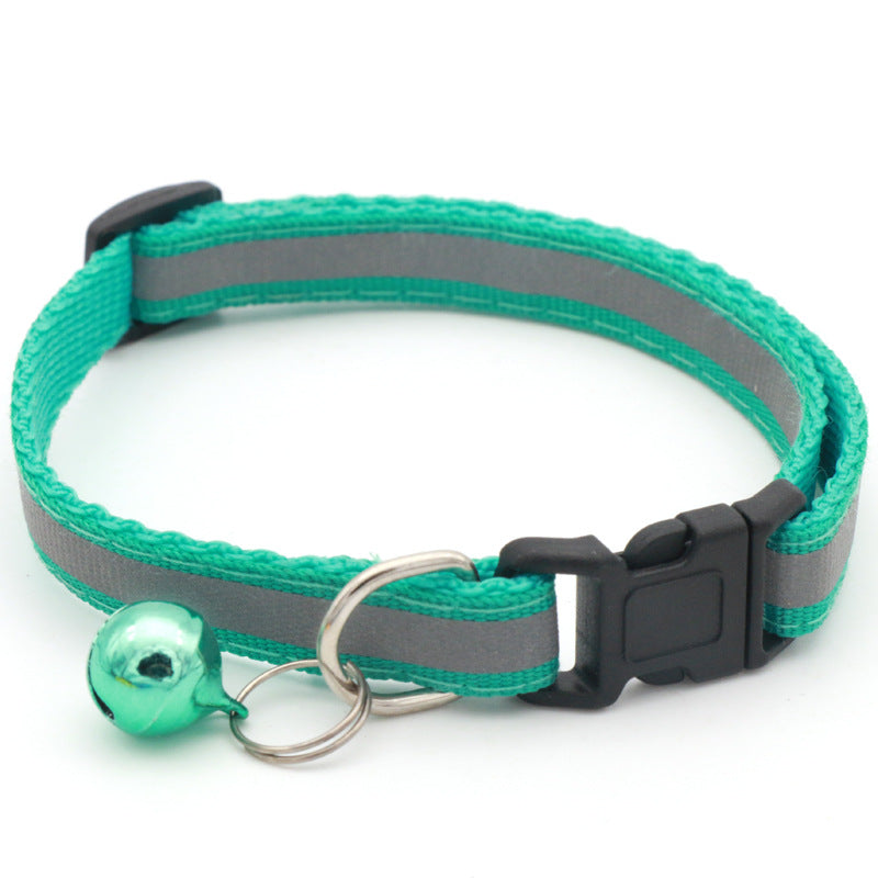 Reflective Patch Cat Dog Collar Bell