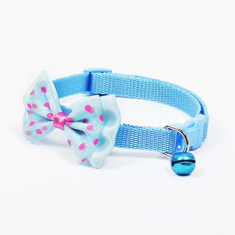 Pet Cat Dog Collars Pet Collars With Bowknot Bells