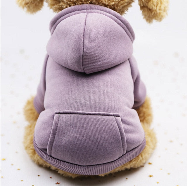 Dogs Hooded Sweater Coat