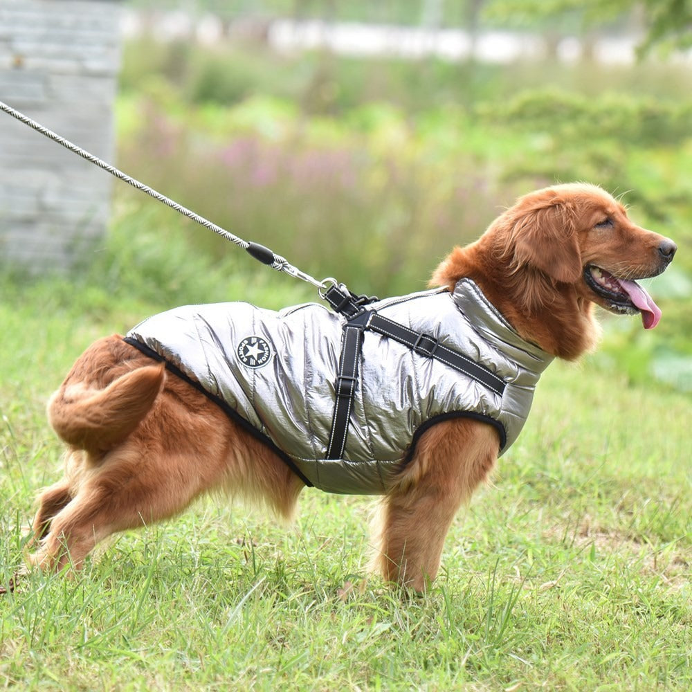 Christmas Big Dog Clothes for Winter