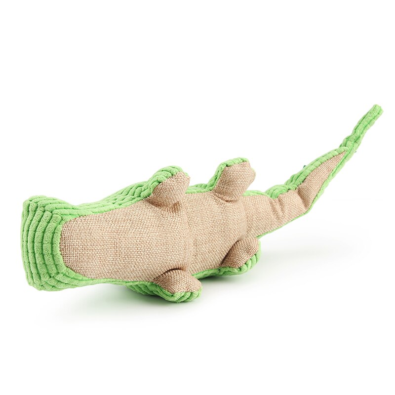 Green Plush Dog Cat Toy