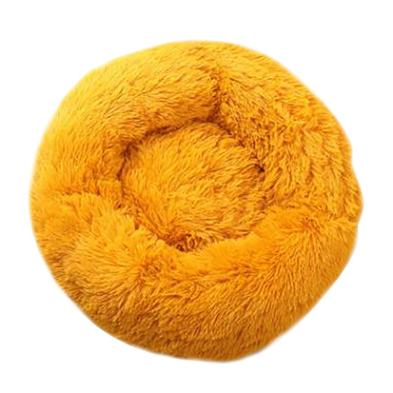 Pet Dog Cat Bed Donut Cuddler Round Kennel