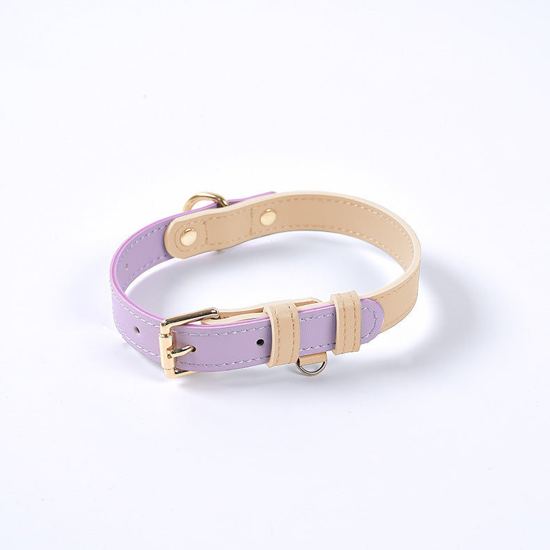 Leather Pet Dog Cat Collar