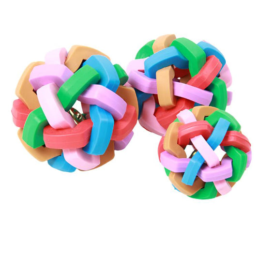 Colorful Bell Ball Dog Toy