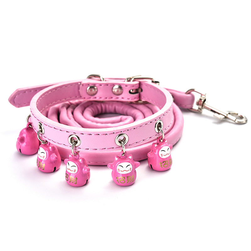 Cartoon Bells Cat/Dog Collar Set