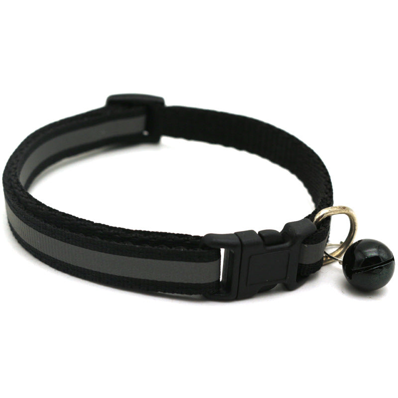 Reflective Patch Cat Dog Collar Bell