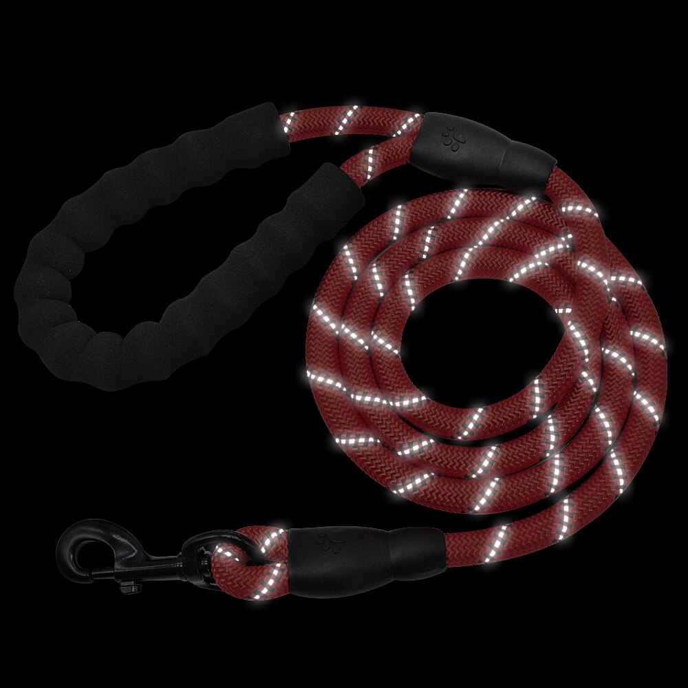 Reflective Nylon Dog Leash Rope