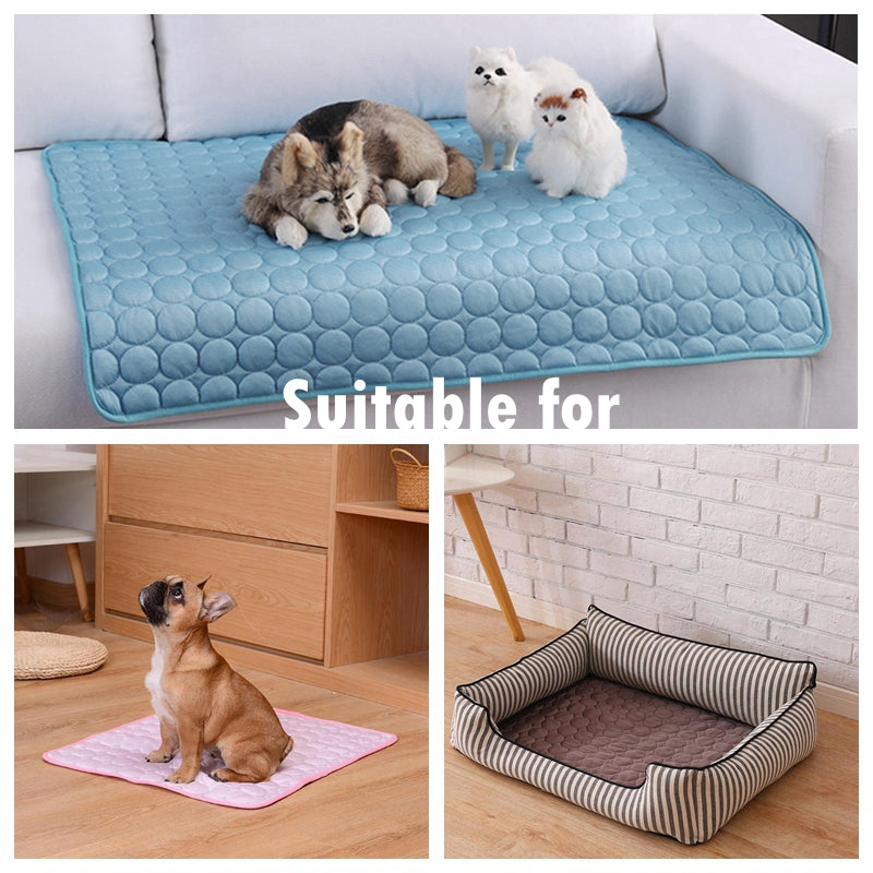 Pet Cat Dog Mat Cooling Summer Pad