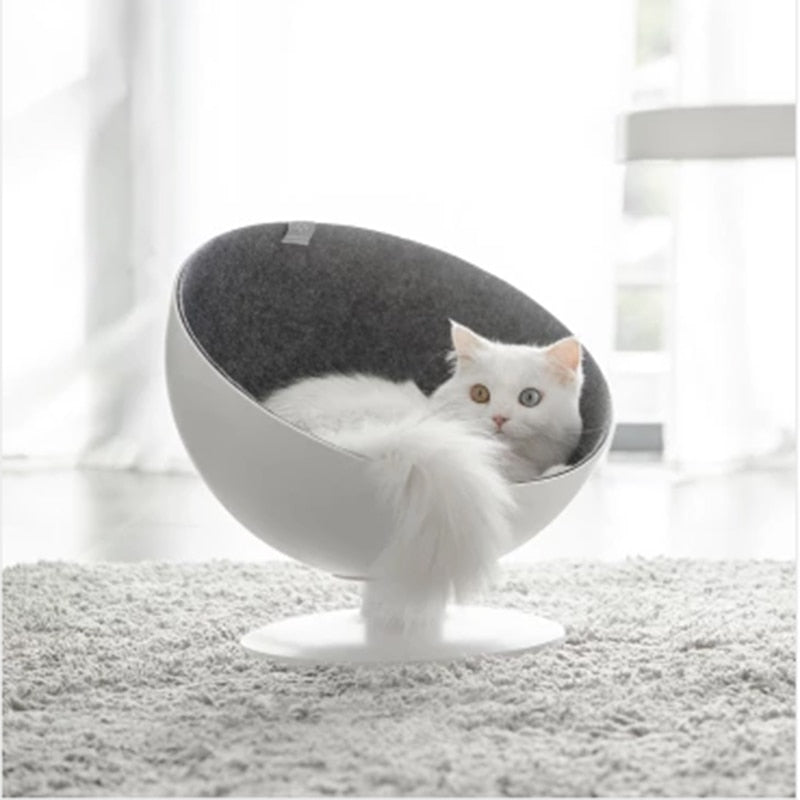 Cat Boss Fiber Spinning Pet Nest Bed