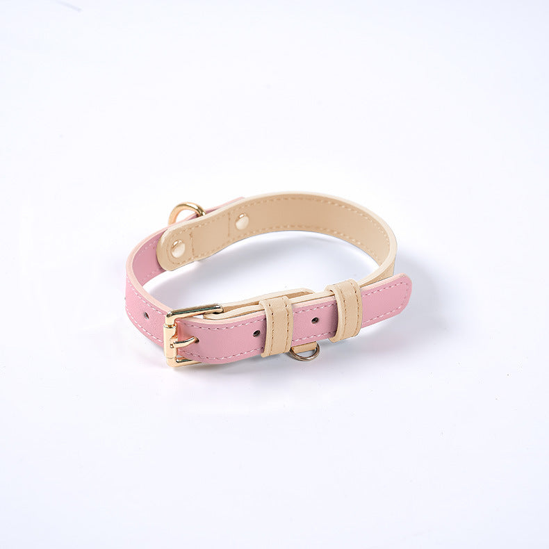 Leather Pet Dog Cat Collar