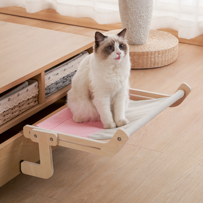 cat hammock balcony hanging