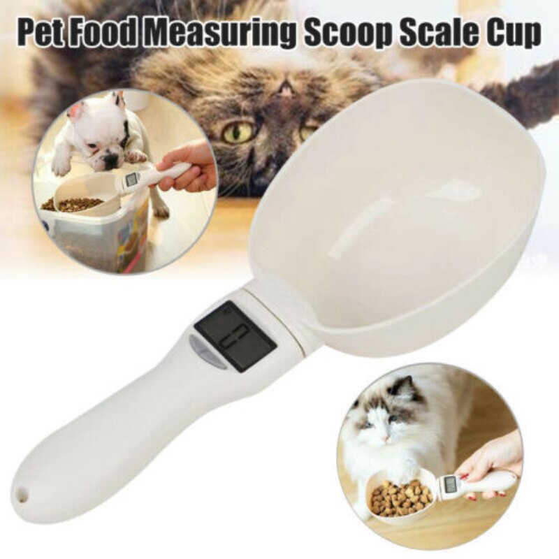 Pet Dog Cat Measuring Spoon Cup Scale