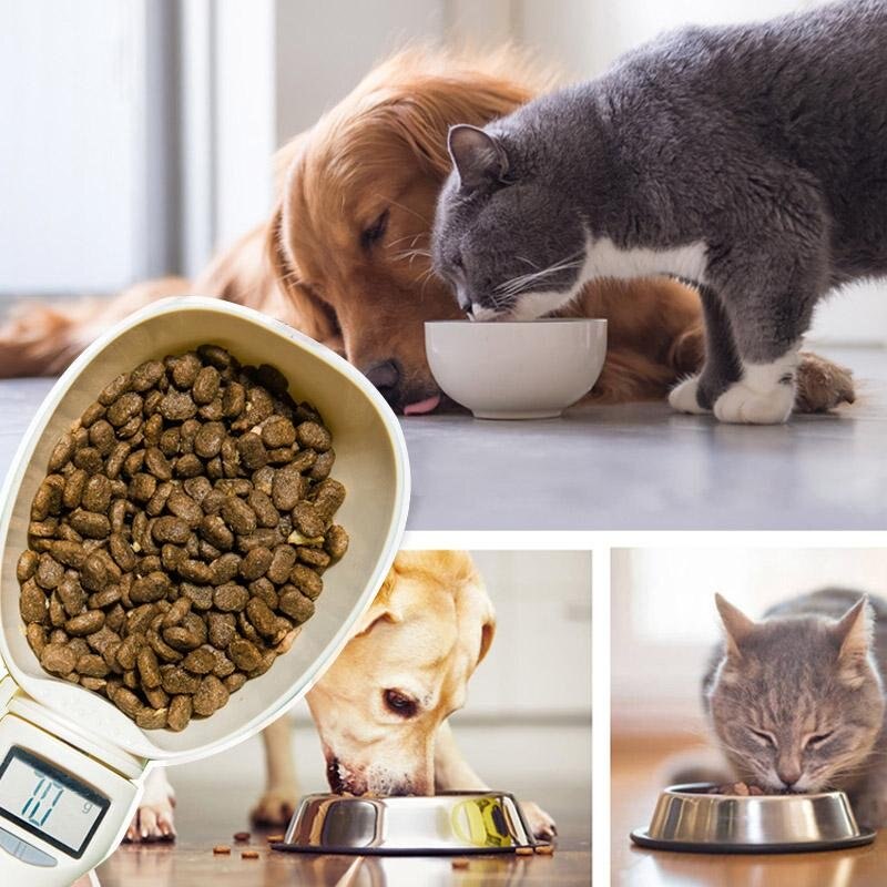 Pet Dog Cat Measuring Spoon Cup Scale