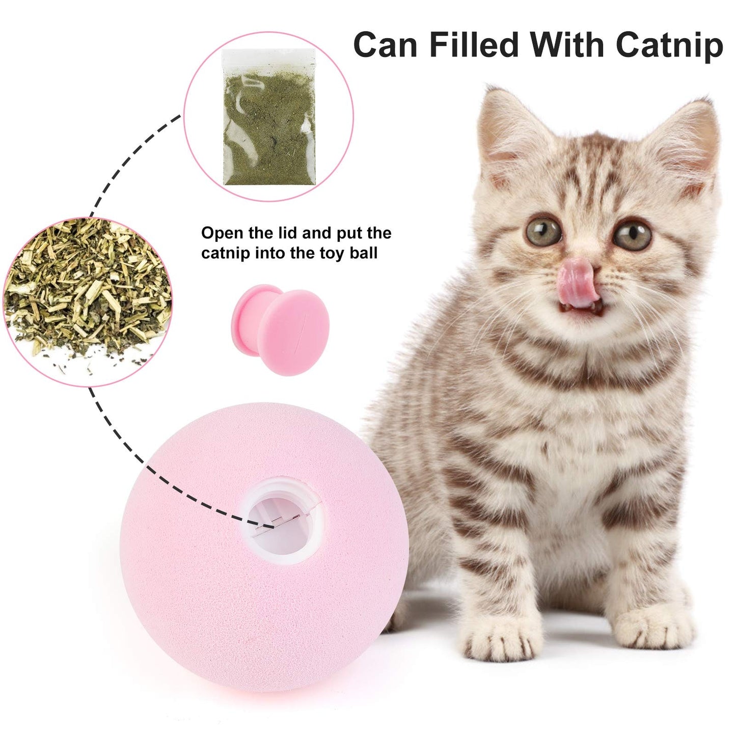 Smart Cat Toys Interactive Ball Catnip