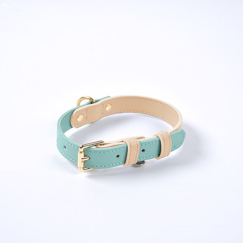 Leather Pet Dog Cat Collar