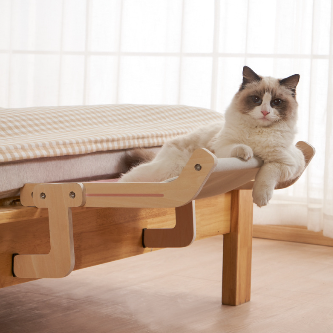 cat hammock balcony hanging