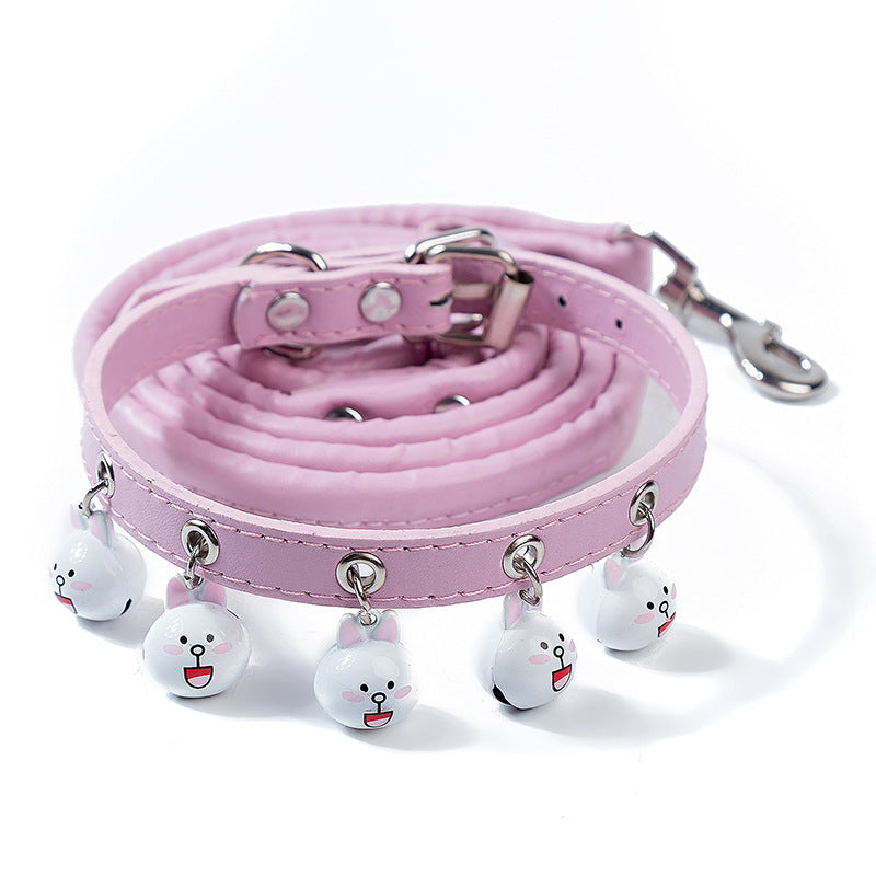 Cartoon Bells Cat/Dog Collar Set