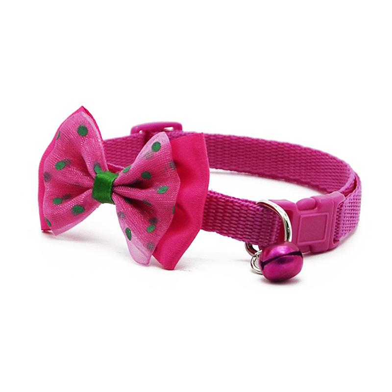 Pet Cat Dog Collars Pet Collars With Bowknot Bells