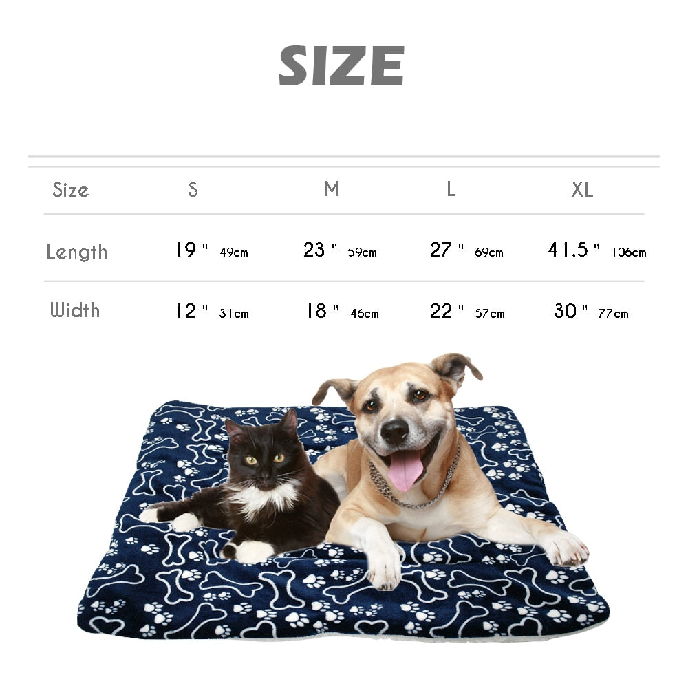 Pet Dog Cat Bed Mat