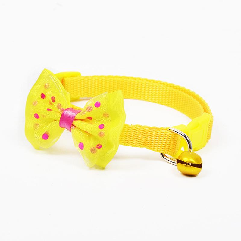 Pet Cat Dog Collars Pet Collars With Bowknot Bells