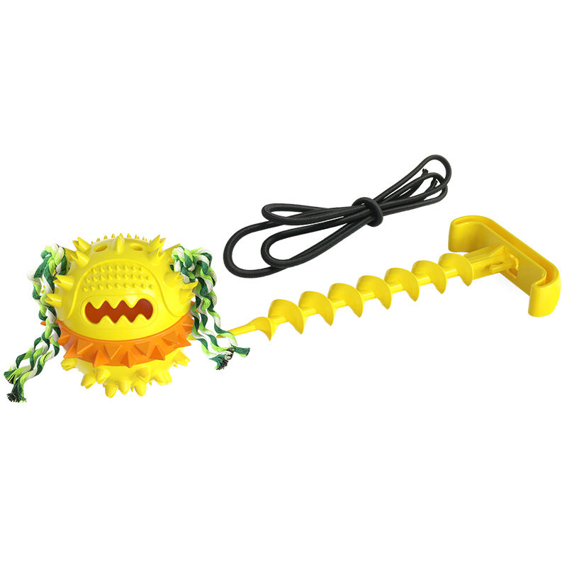 Outdoor Dog Toy Rope Ball for Molar Health