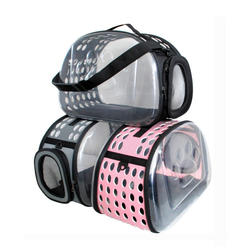 Portable Transparent Pet Travel Bag