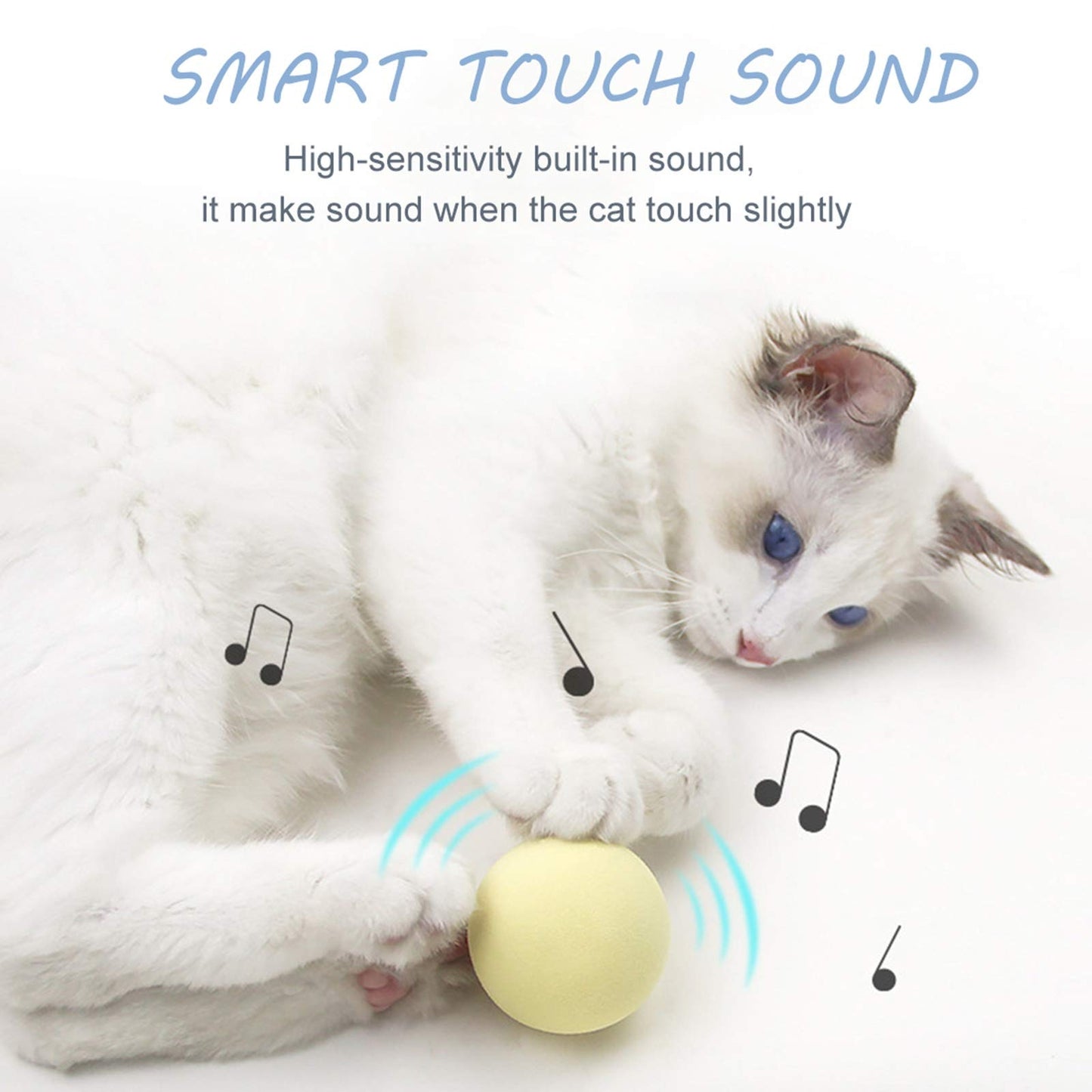 Smart Cat Toys Interactive Ball Catnip