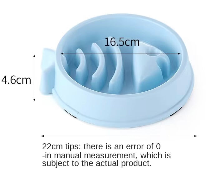 Bowl Slow Feeder  Fish Bone