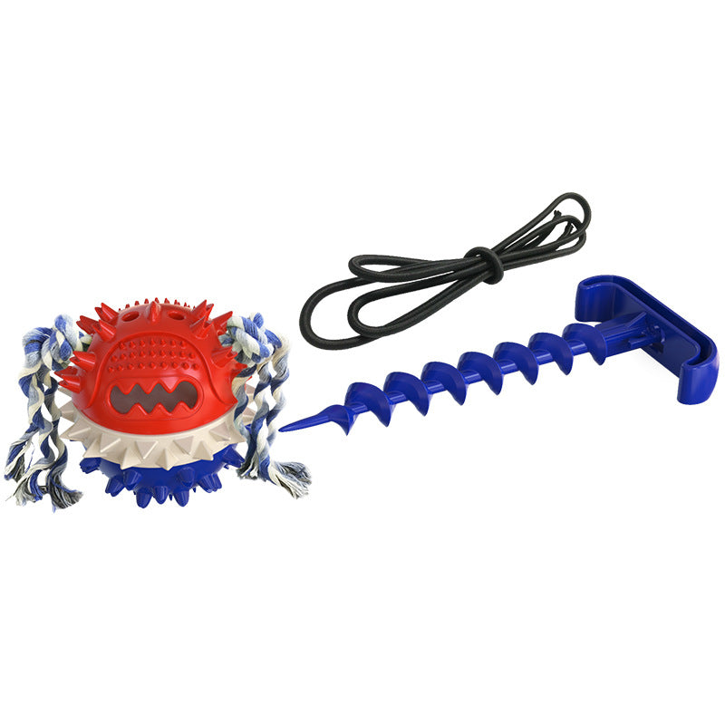 Outdoor Dog Toy Rope Ball for Molar Health