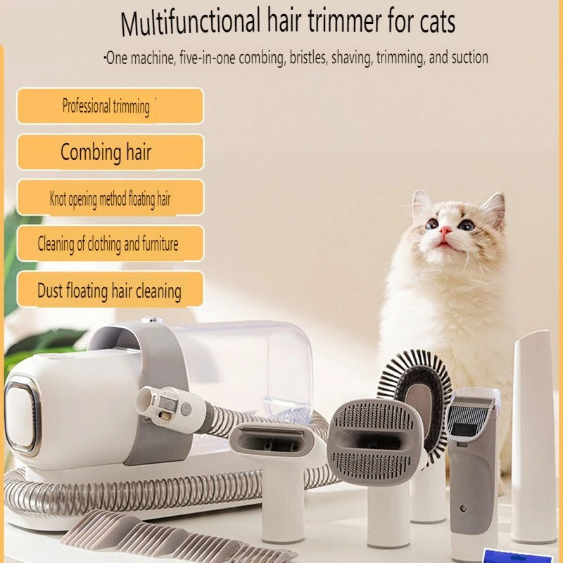 Pet Grooming Vacuum & Dog Grooming Kit