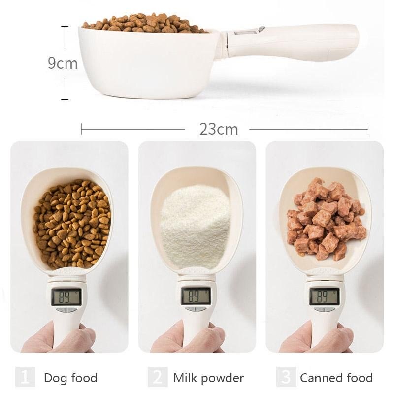 Pet Dog Cat Measuring Spoon Cup Scale