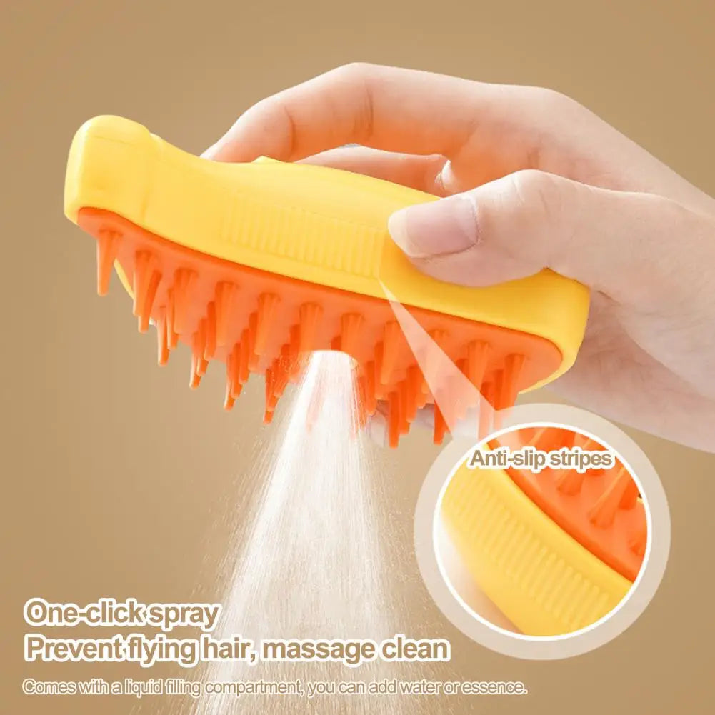 Banana-shaped Pet Grooming Brush