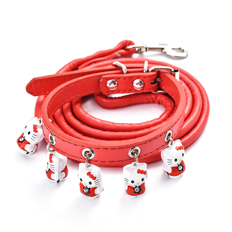 Cartoon Bells Cat/Dog Collar Set