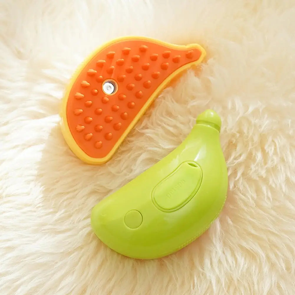 Banana-shaped Pet Grooming Brush