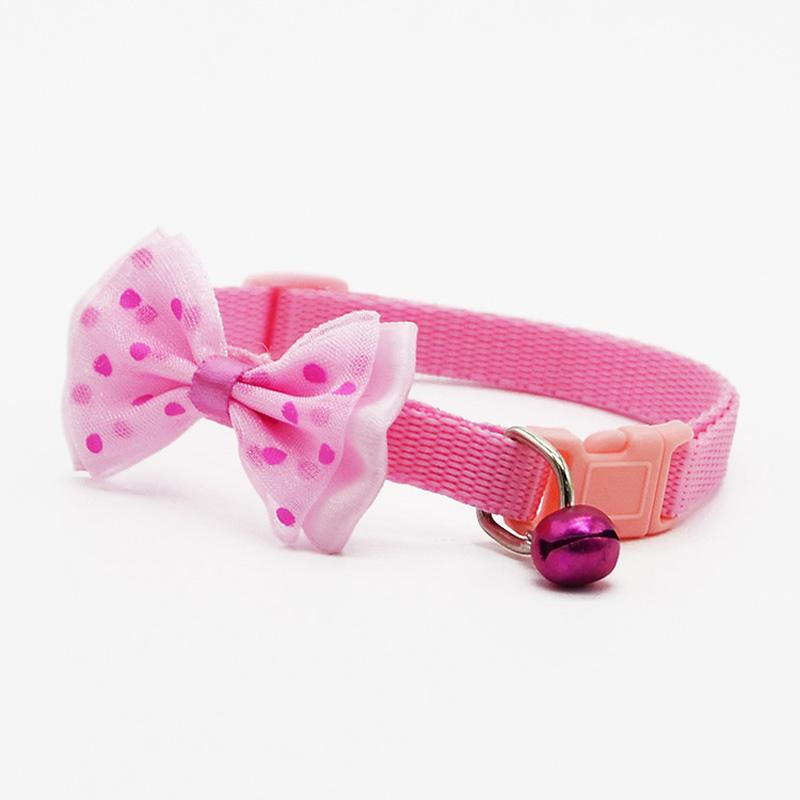 Pet Cat Dog Collars Pet Collars With Bowknot Bells