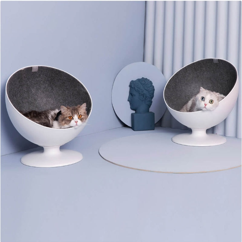 Cat Boss Fiber Spinning Pet Nest Bed