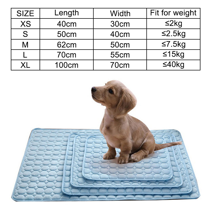 Pet Cat Dog Mat Cooling Summer Pad