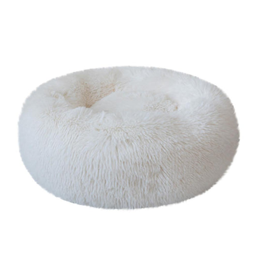 Pet Dog Cat Bed Donut Cuddler Round Kennel