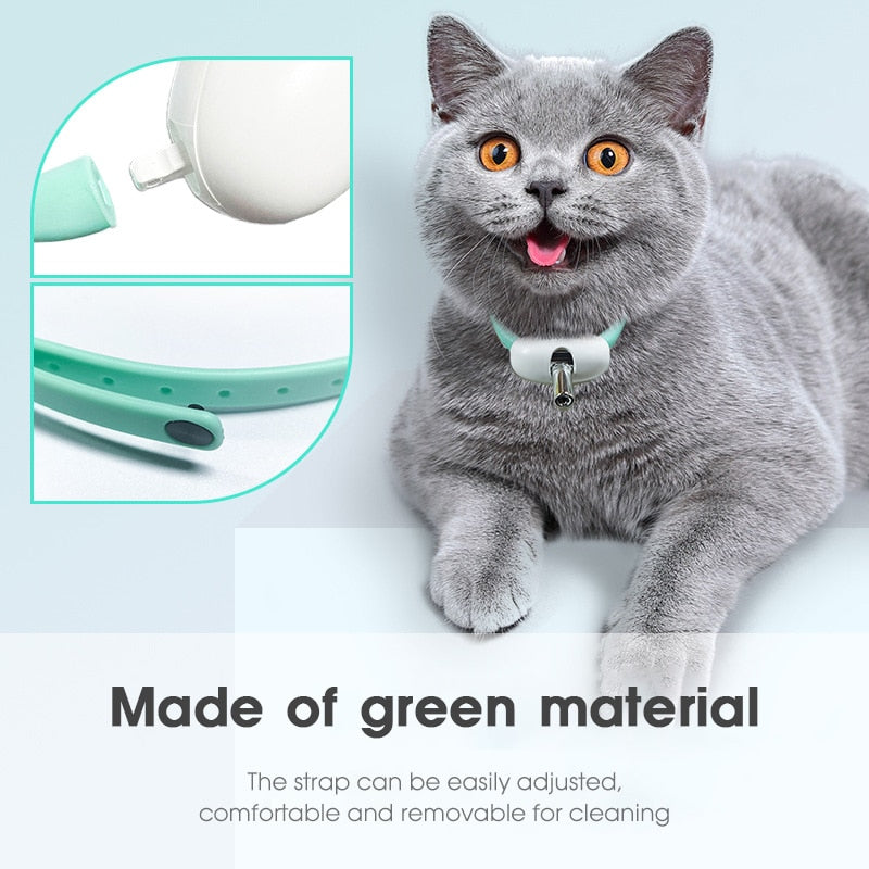 Laser Teasing Cat Collar USB Charging Toy