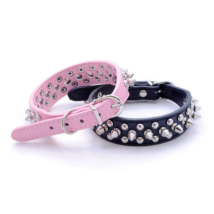 Stylish PU Leather Punk Pet Collar