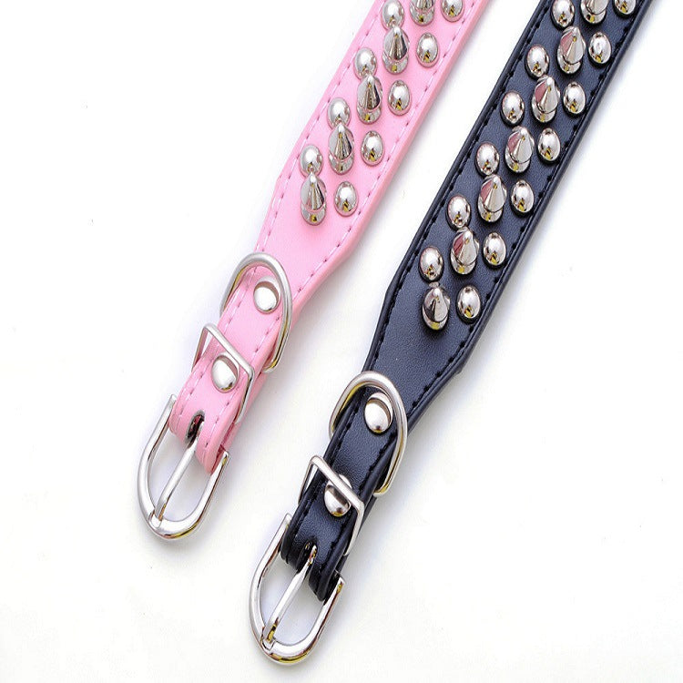 Stylish PU Leather Punk Pet Collar